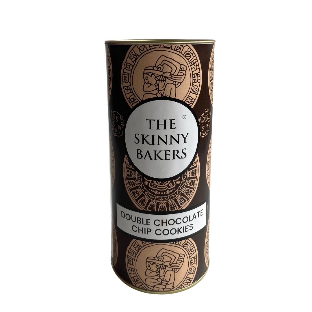 Canister - Double Chocolate Chip Cookies - The Skinny Bakers,