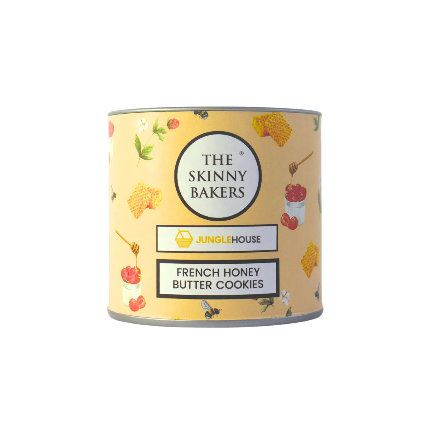 Canister - French Honey Butter Cookies (Jungle House Special Edition) - The Skinny Bakers,