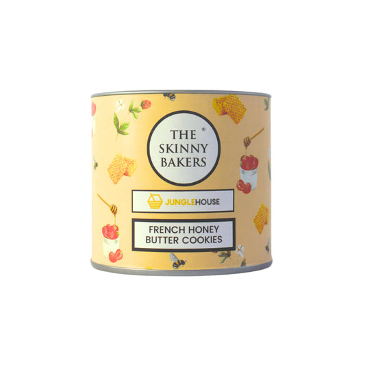 Canister - French Honey Butter Cookies (Jungle House Special Edition) - The Skinny Bakers,