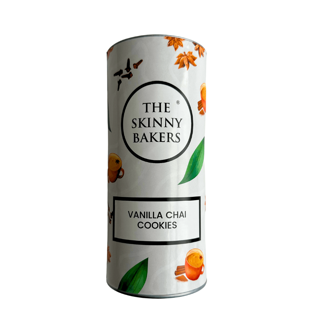 Canister - Vanilla Chai Cookies - The Skinny Bakers,