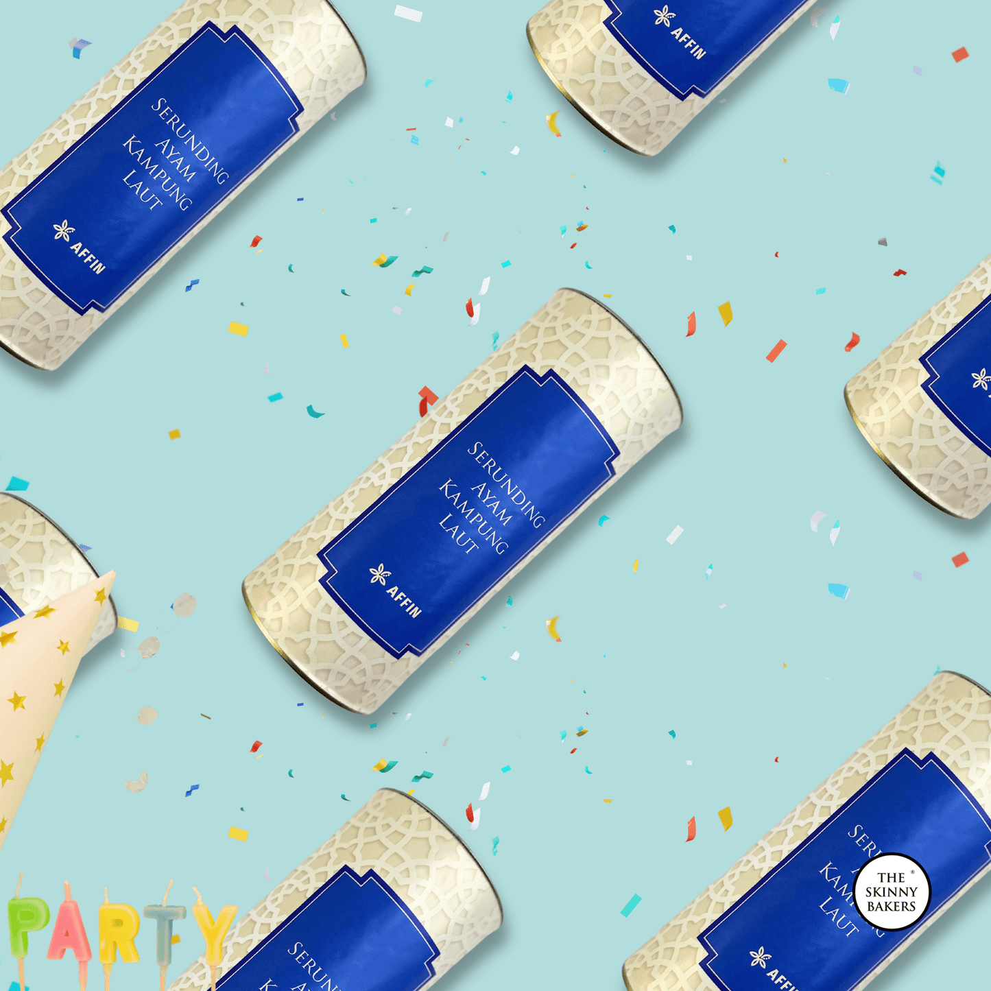 Cookie Canisters - Large (Approx. 130g-150g) - The Skinny Bakers,