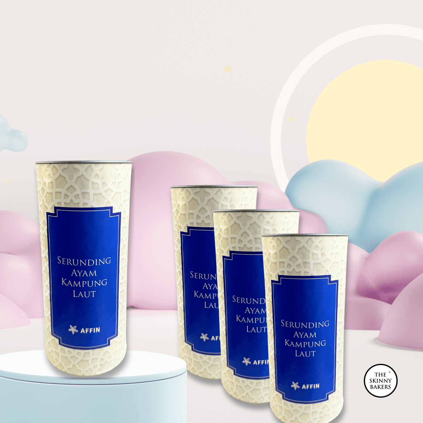 Cookie Canisters - Large (Approx. 130g-150g) - The Skinny Bakers,