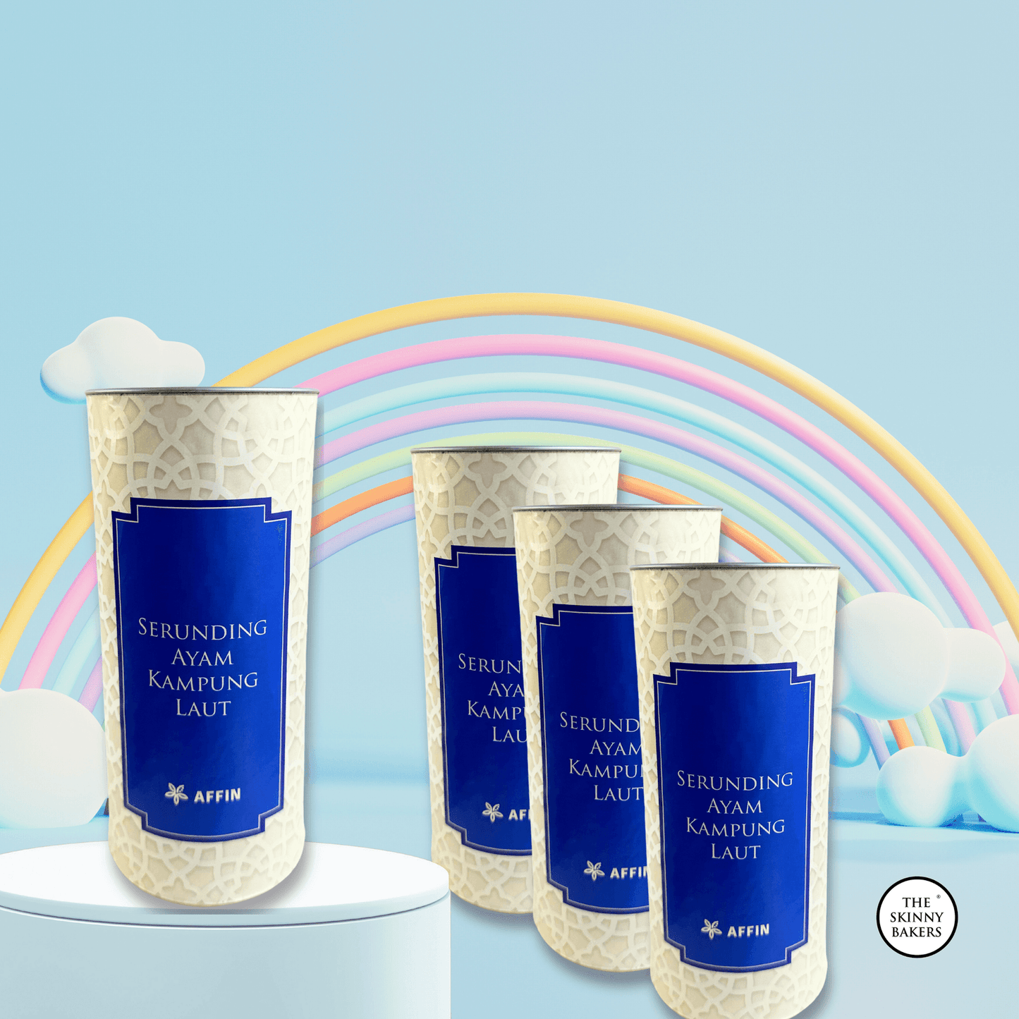 Cookie Canisters - Large (Approx. 130g-150g) - The Skinny Bakers,