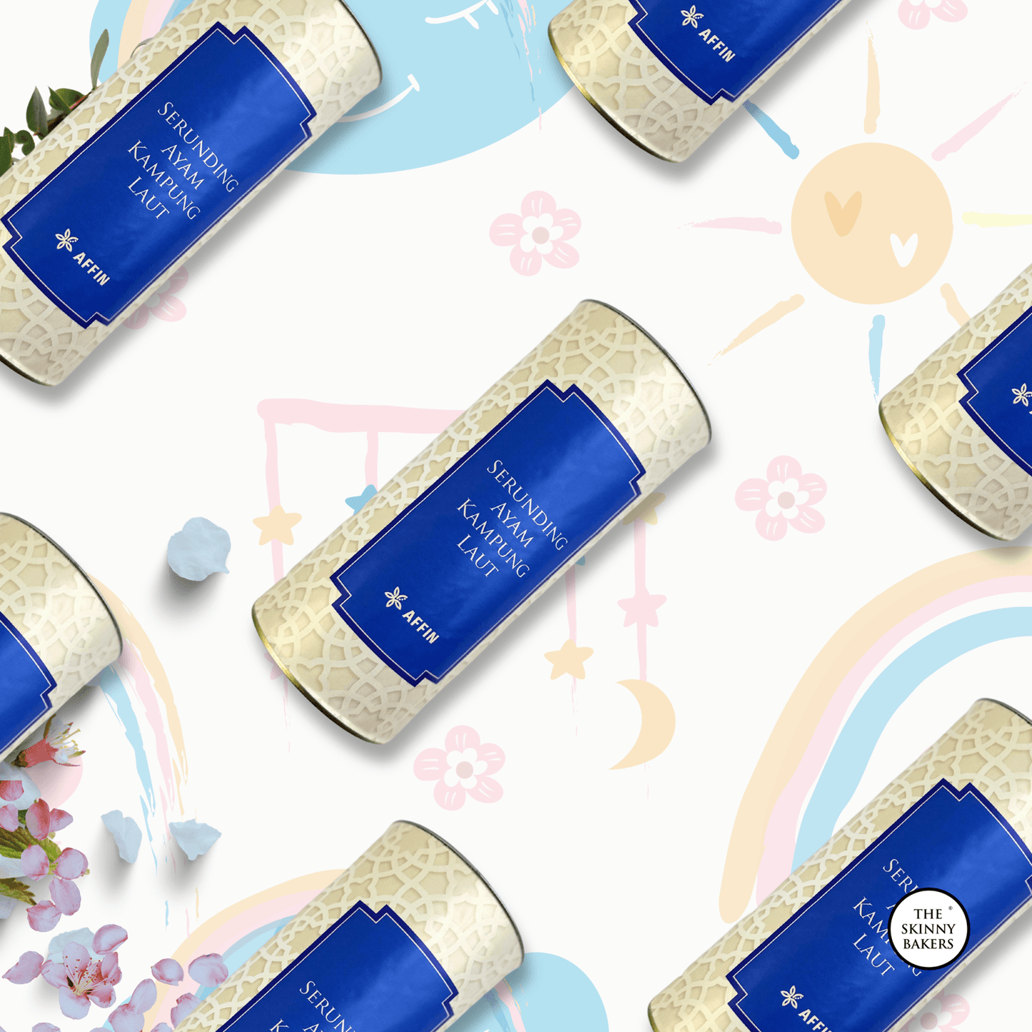 Cookie Canisters - Large (Approx. 130g-150g) - The Skinny Bakers,