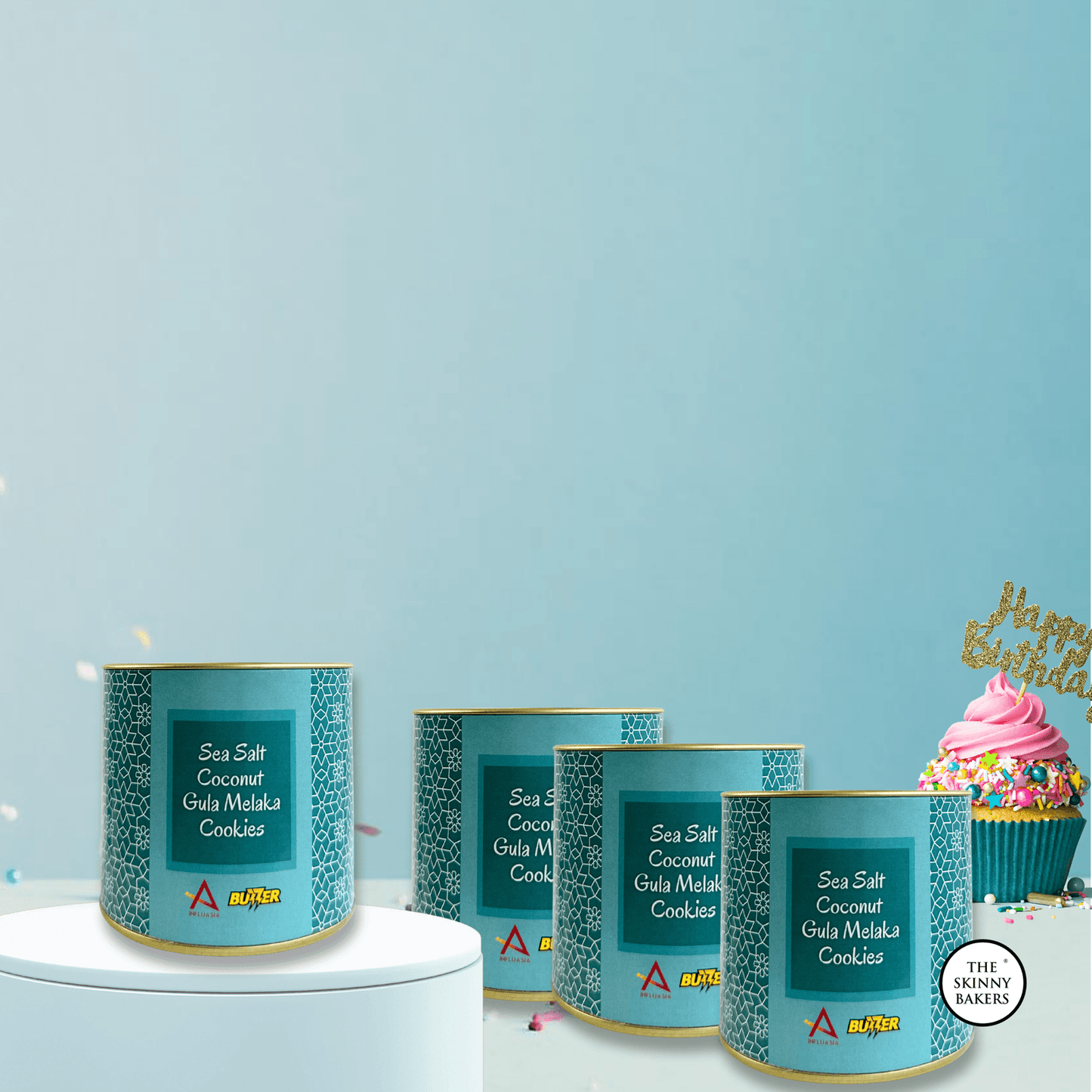 Cookie Canisters - Small (Approx. 30g-50g) - The Skinny Bakers,