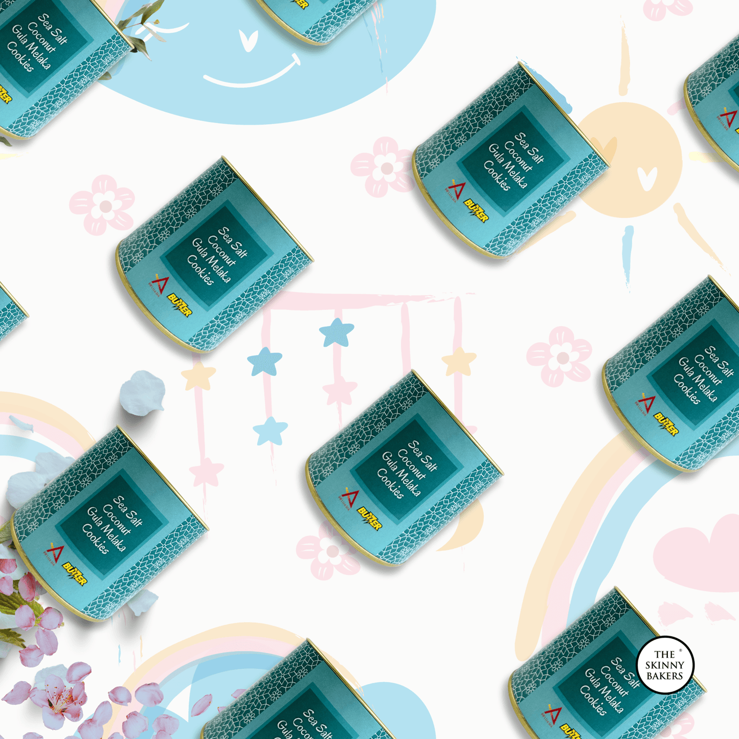 Cookie Canisters - Small (Approx. 30g-50g) - The Skinny Bakers,