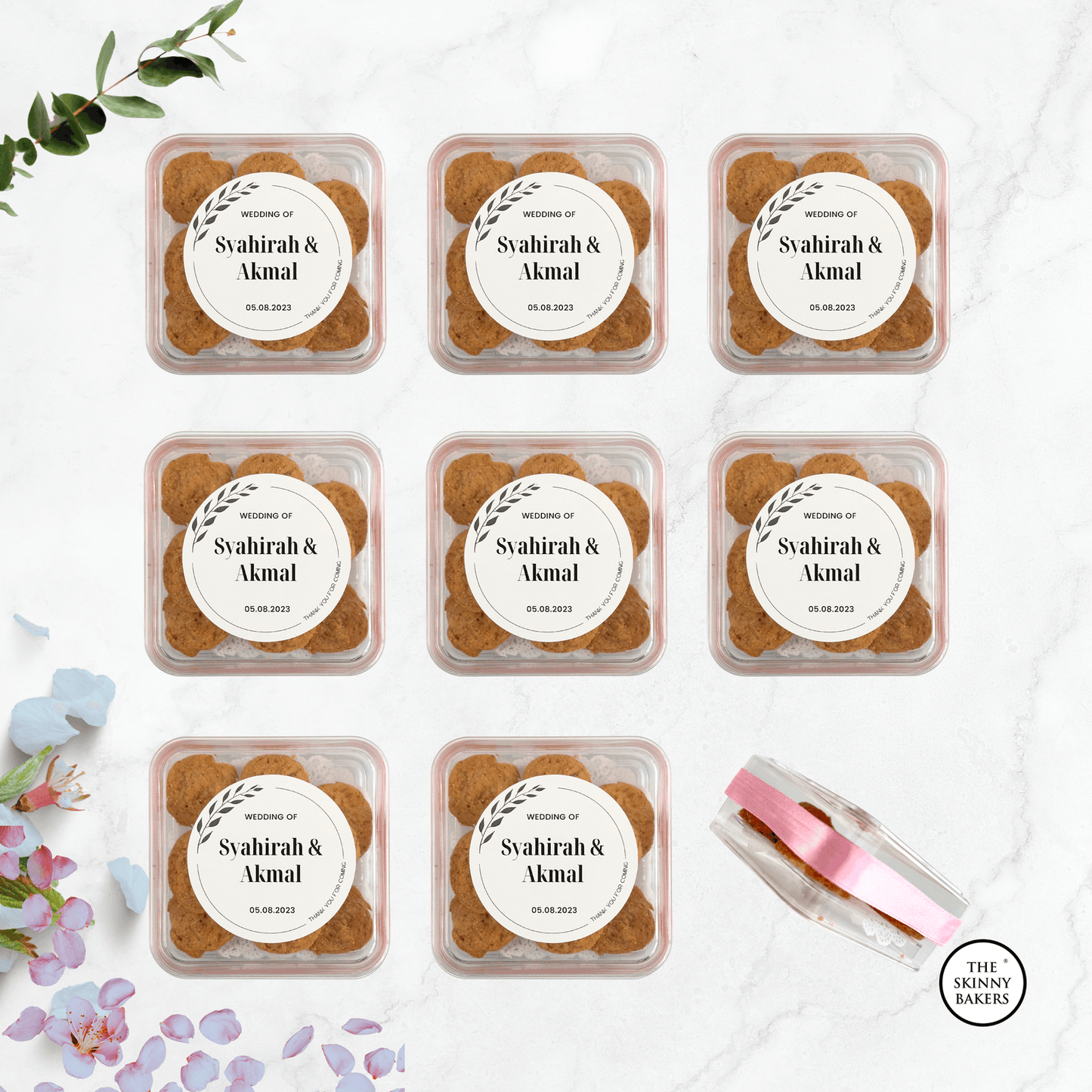 Cookie Container (Approx. 40g) - The Skinny Bakers,