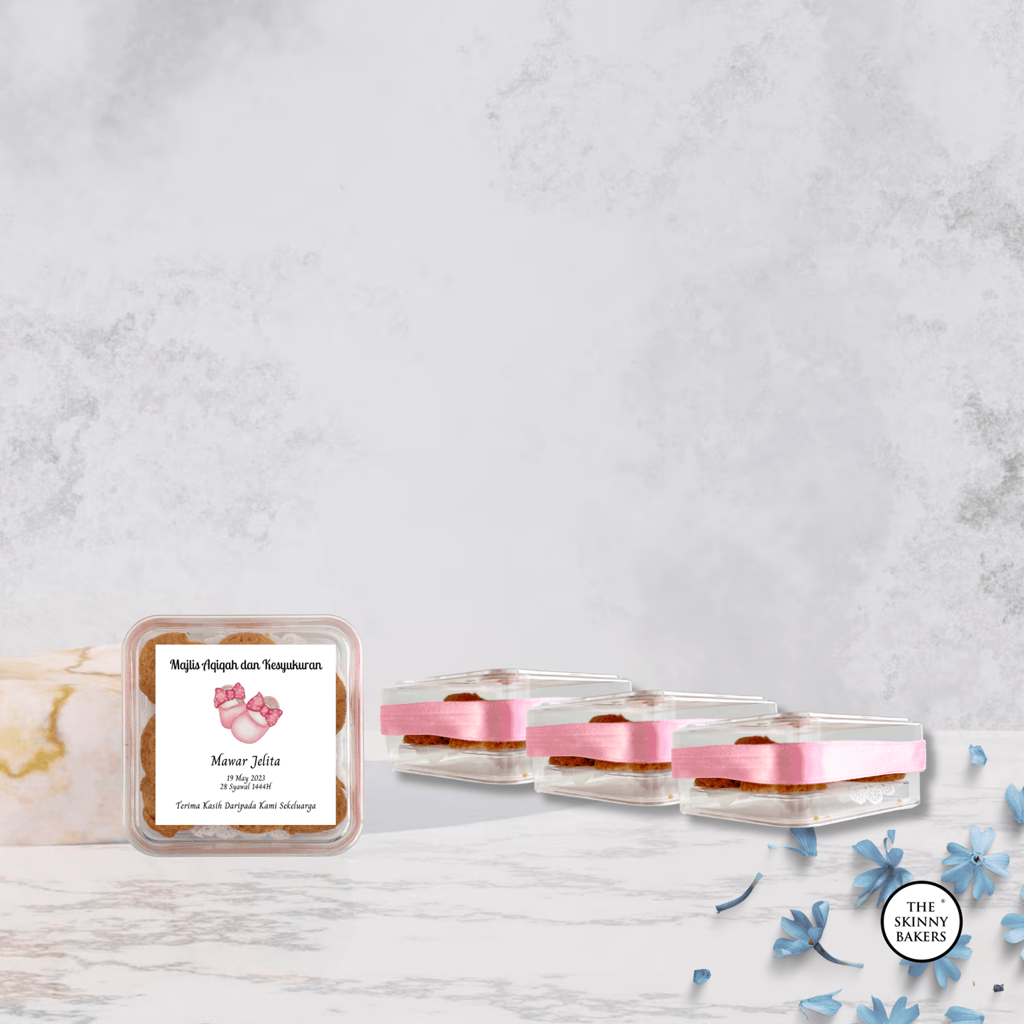 Cookie Container (Approx. 40g) - The Skinny Bakers,