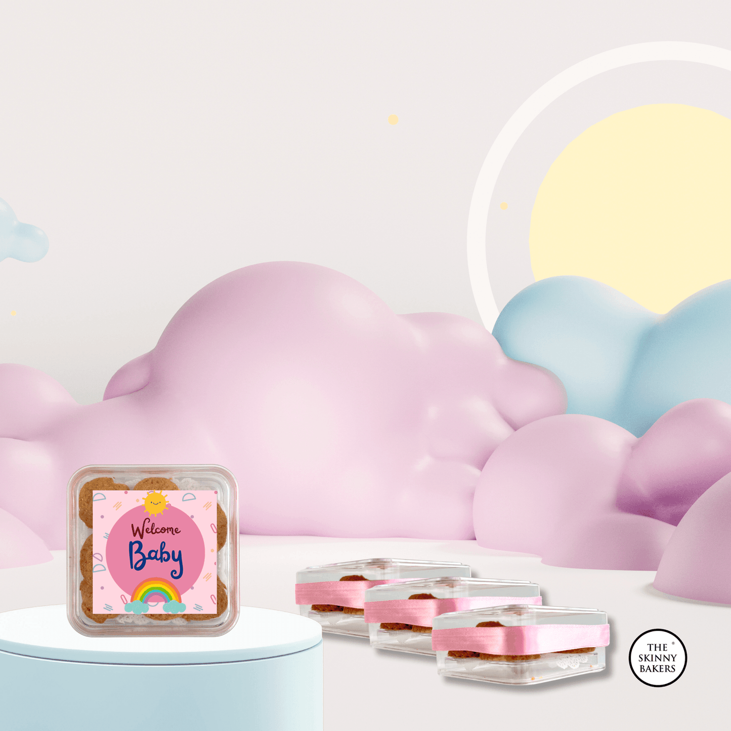 Cookie Container (Approx. 40g) - The Skinny Bakers,