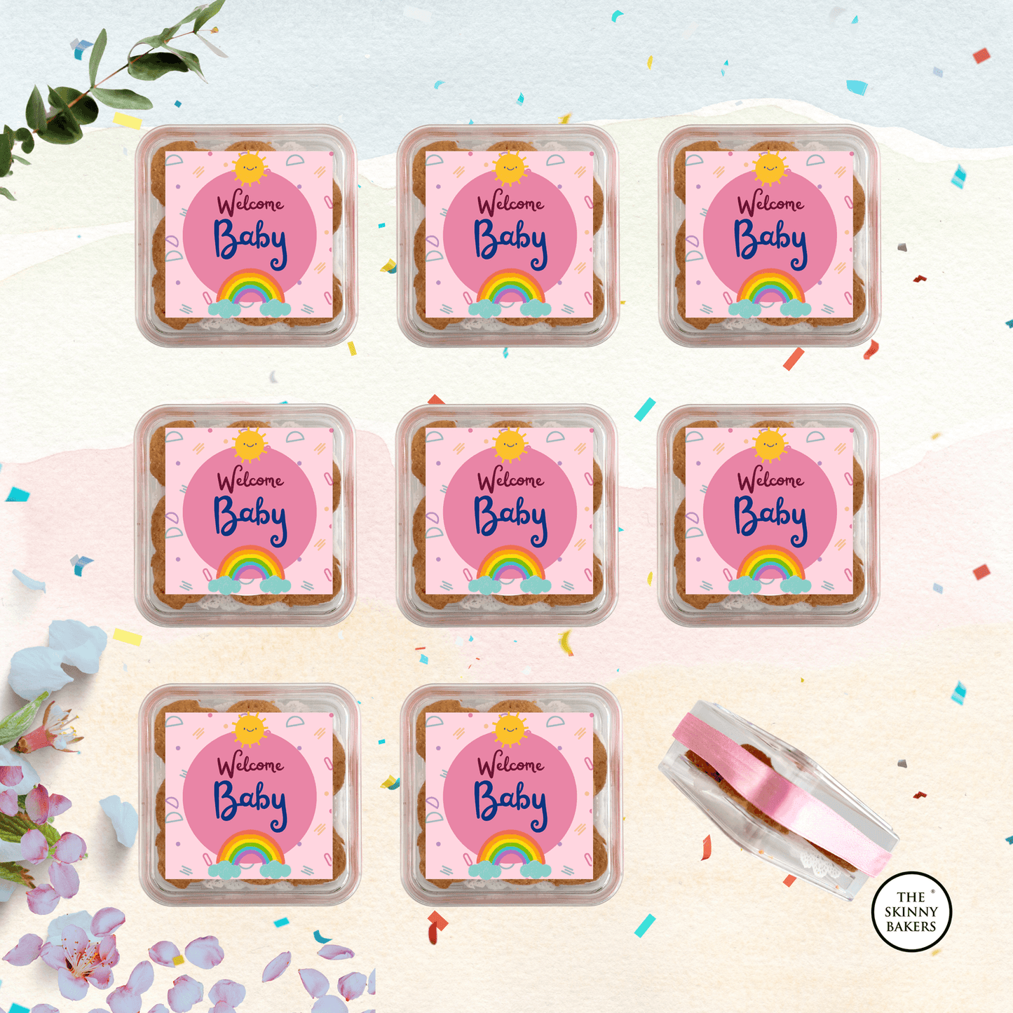 Cookie Container (Approx. 40g) - The Skinny Bakers,