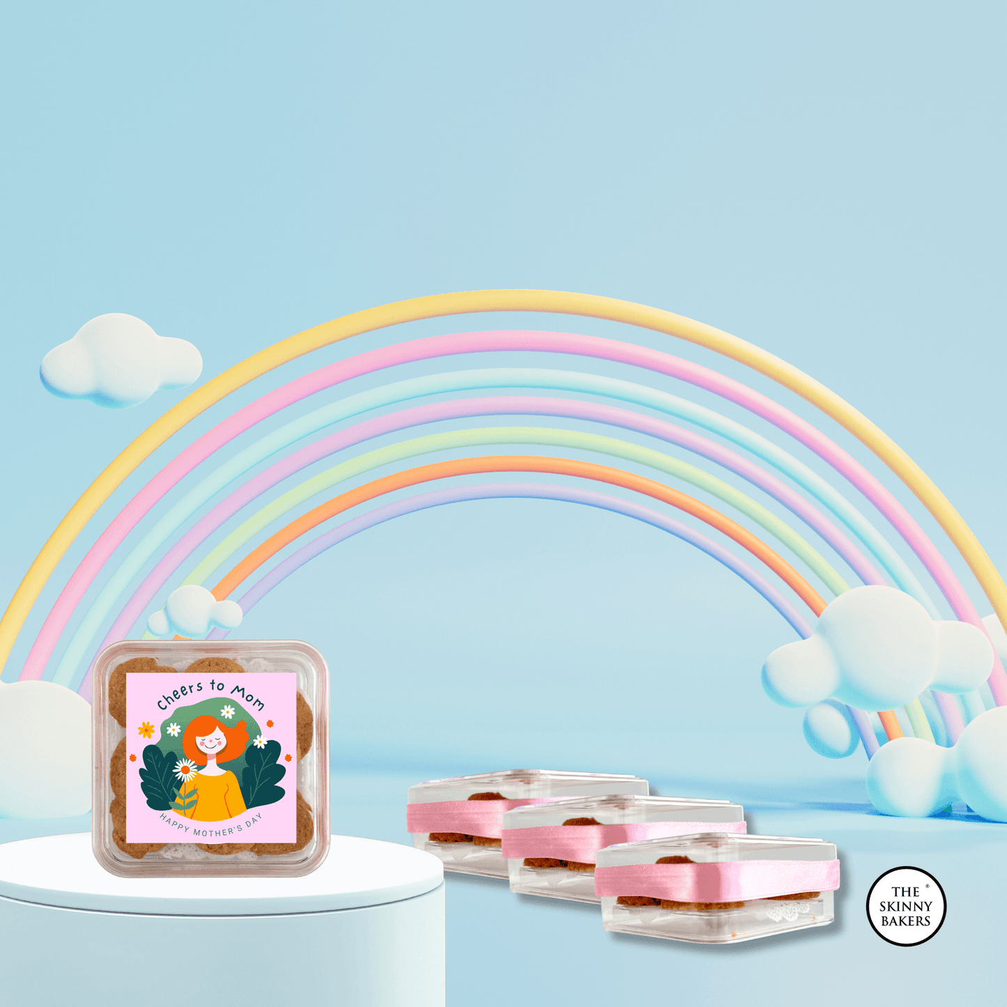 Cookie Container (Approx. 40g) - The Skinny Bakers,