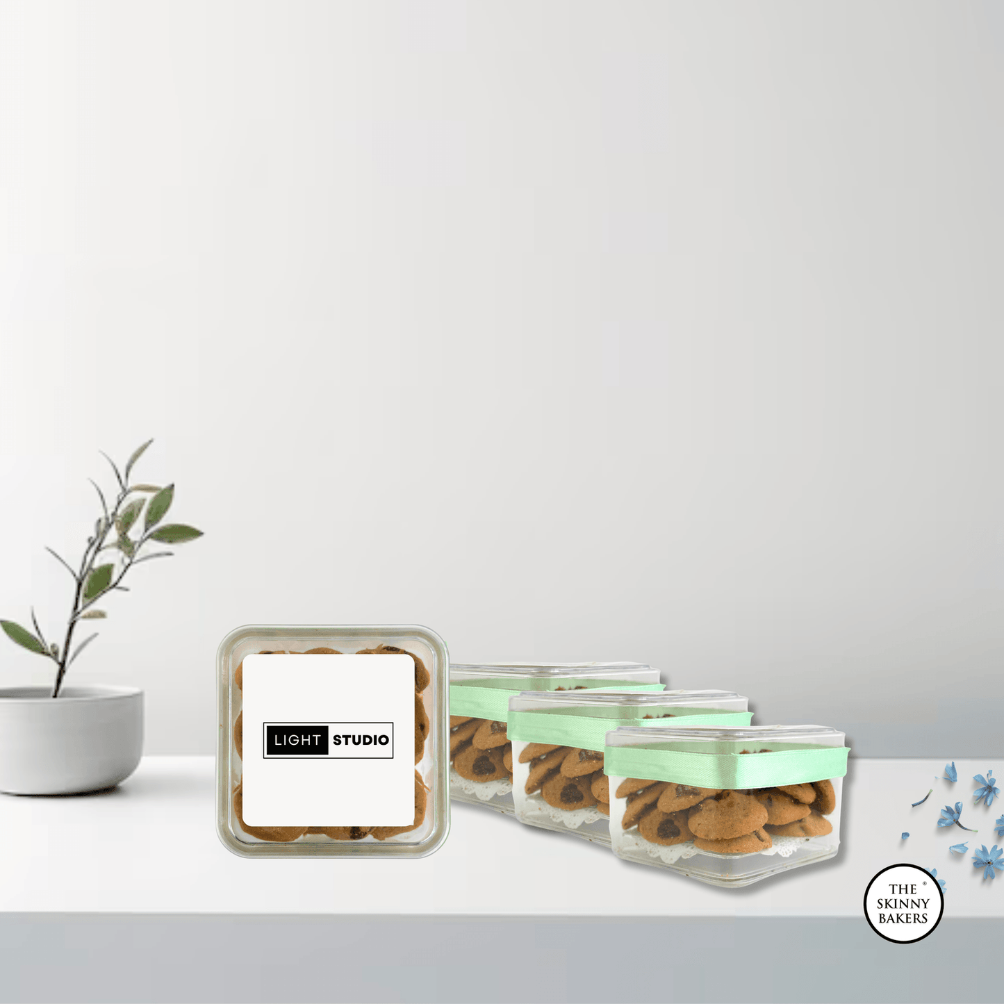 Cookie Container (Approx. 80g) - The Skinny Bakers,