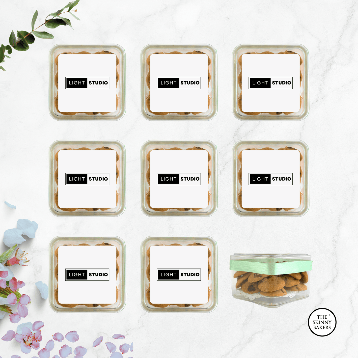 Cookie Container (Approx. 80g) - The Skinny Bakers,