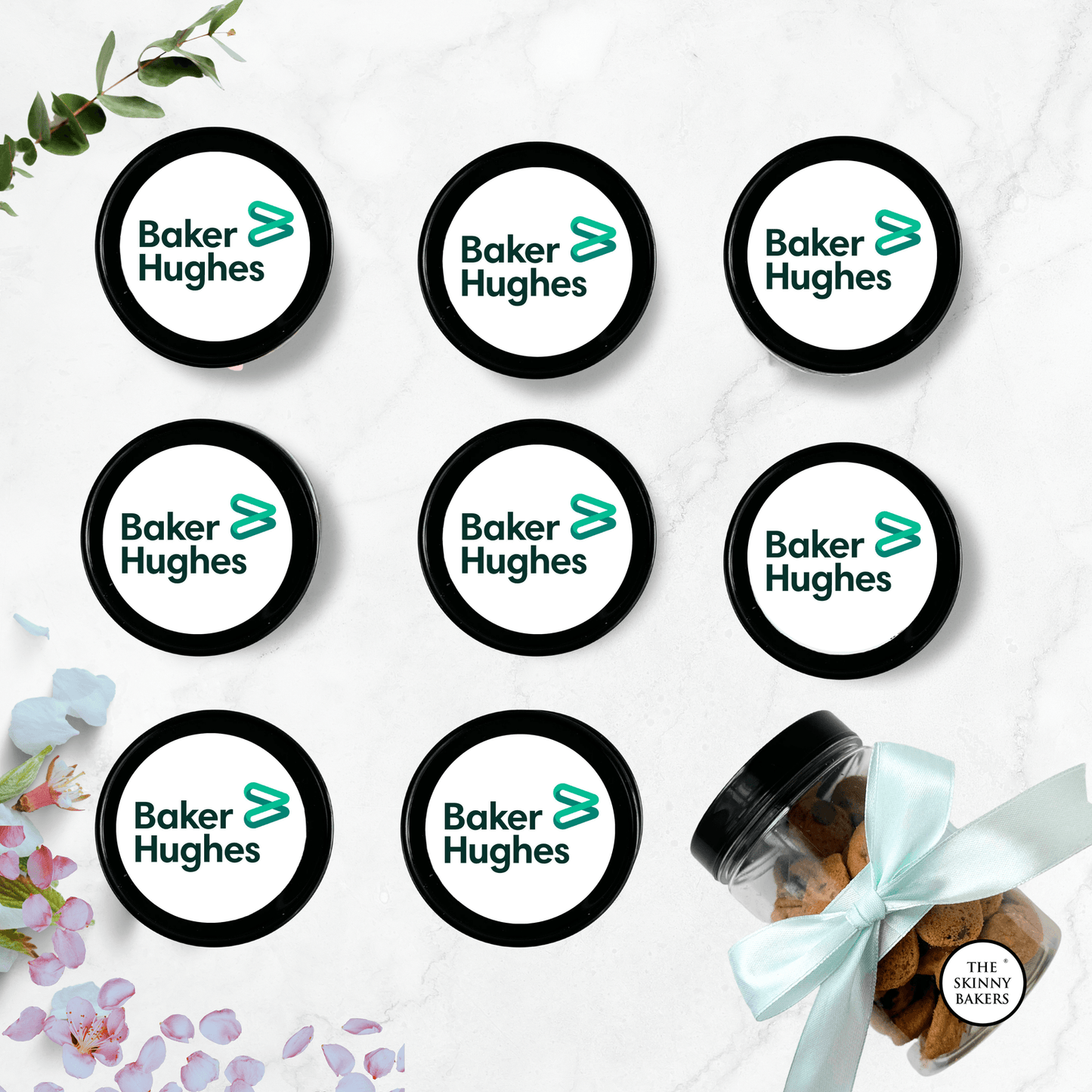 Plastic Jar - Large (Approx. 150g) PPT500BC - The Skinny Bakers,