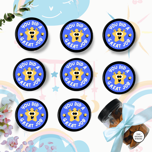 Plastic Jar - Large (Approx. 190g) PPT600BC - The Skinny Bakers,