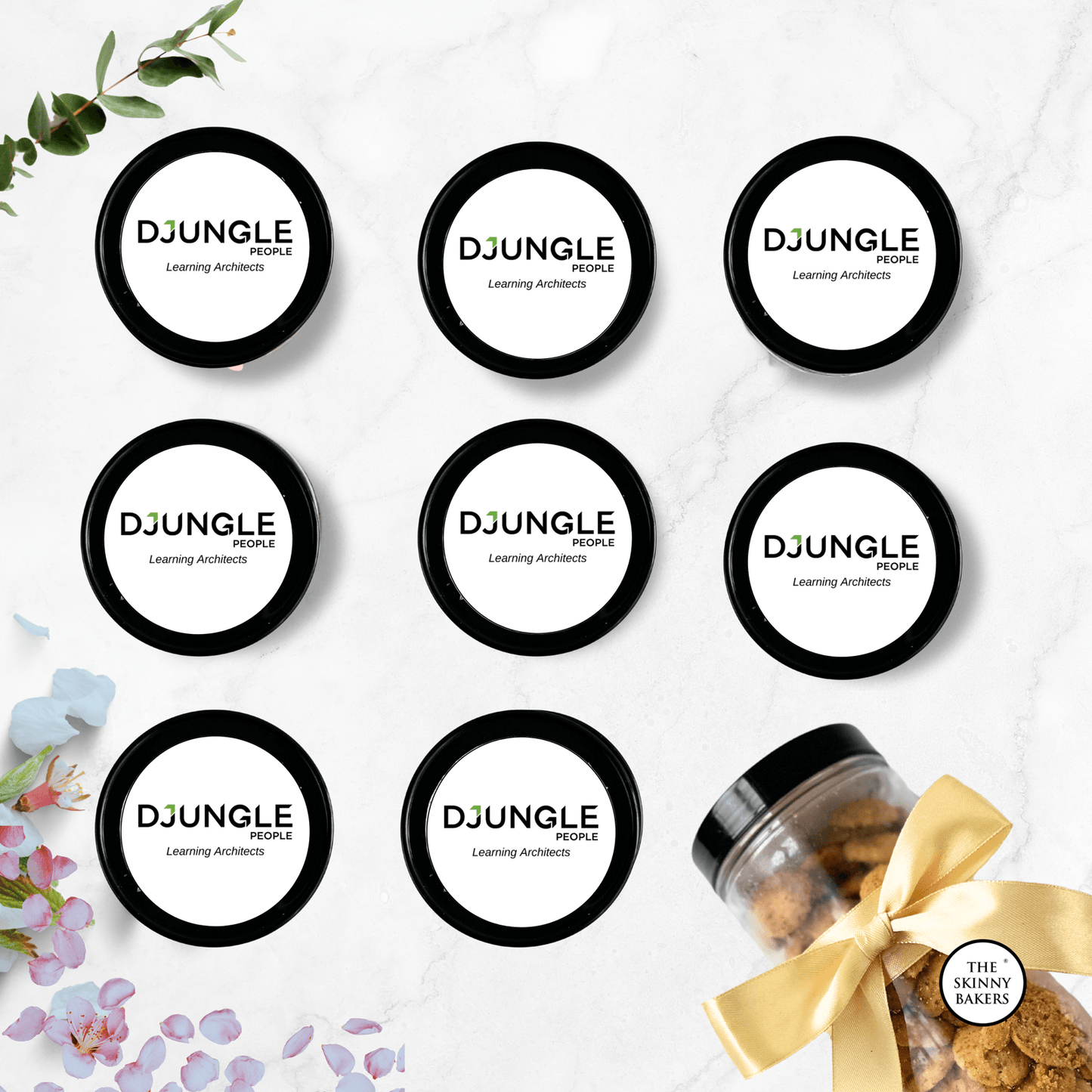 Plastic Jar - Large (Approx. 250g) PPT800BC - The Skinny Bakers,