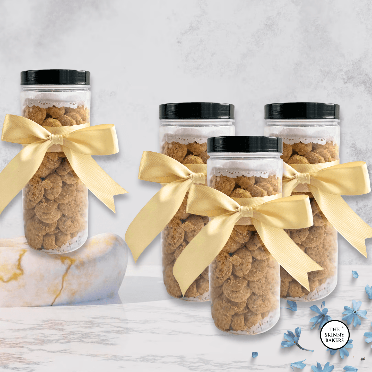 Plastic Jar - Large (Approx. 250g) PPT800BC - The Skinny Bakers,