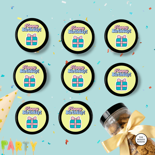 Plastic Jar - Large (Approx. 250g) PPT800BC - The Skinny Bakers,