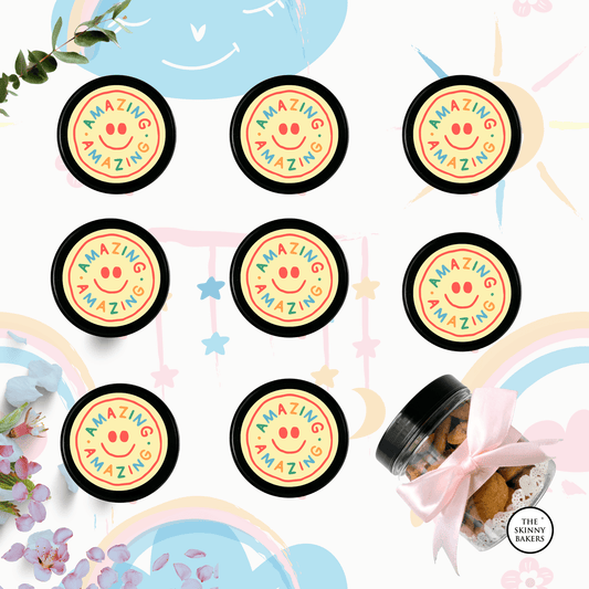 Plastic Jar - Small (Approx. 120g) PPT300BC - The Skinny Bakers,