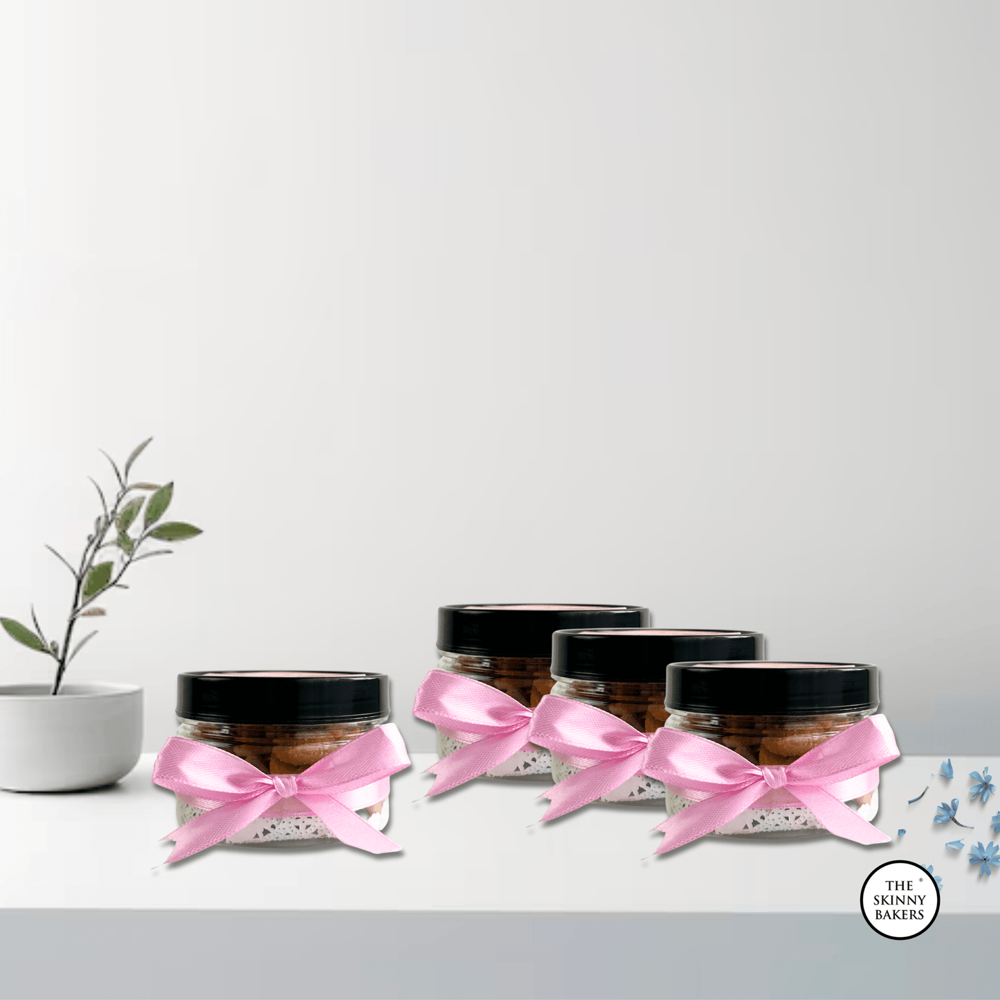 Plastic Jar - Small (Approx. 40g) PPT150BC - The Skinny Bakers,