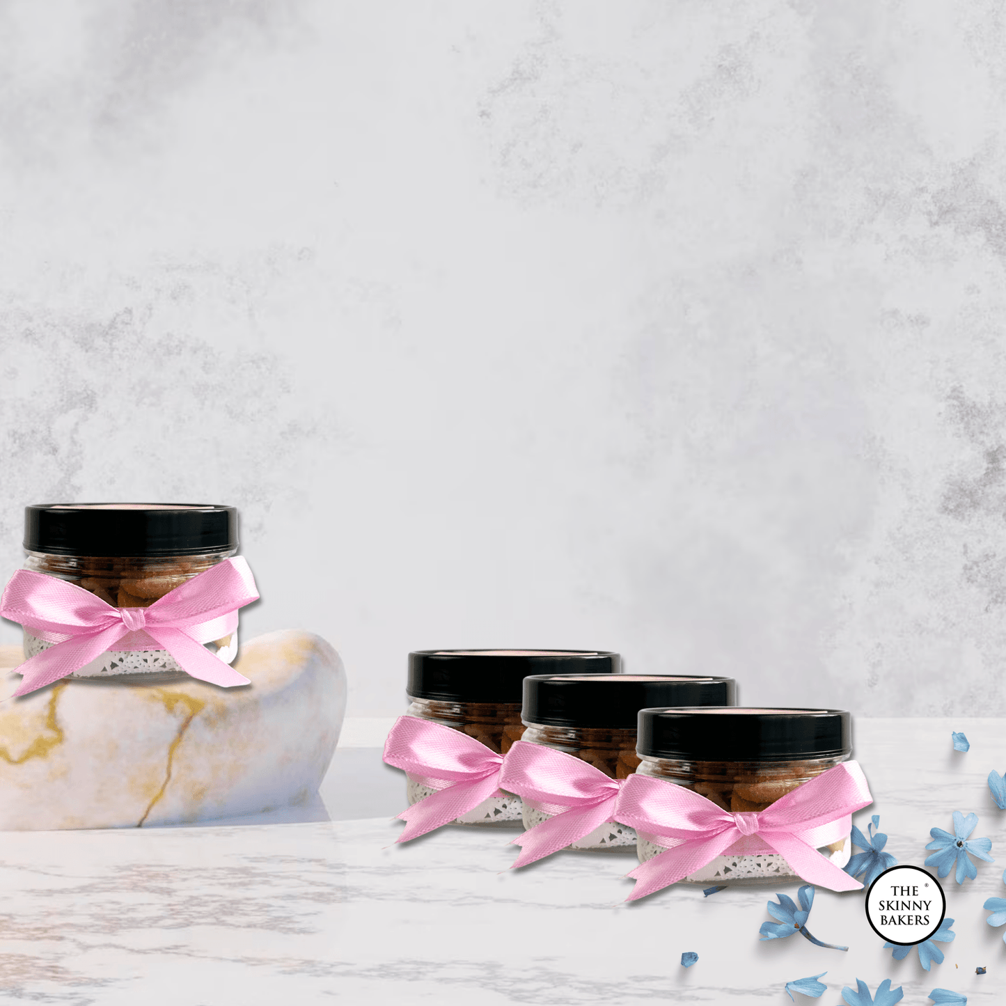 Plastic Jar - Small (Approx. 40g) PPT150BC - The Skinny Bakers,