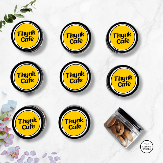 Plastic Jar - Small (Approx. 60g) PPT180BC - The Skinny Bakers,