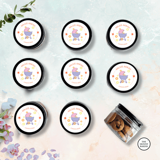 Plastic Jar - Small (Approx. 60g) PPT180BC - The Skinny Bakers,