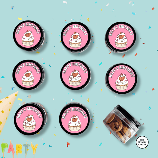 Plastic Jar - Small (Approx. 60g) PPT180BC - The Skinny Bakers,