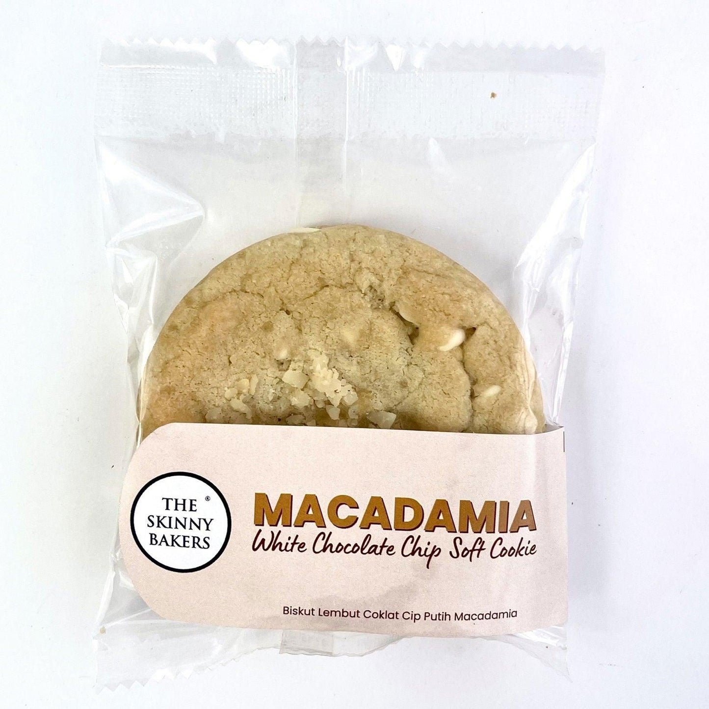 Soft Cookie - Macadamia Nut White Chocolate Chip - The Skinny Bakers,