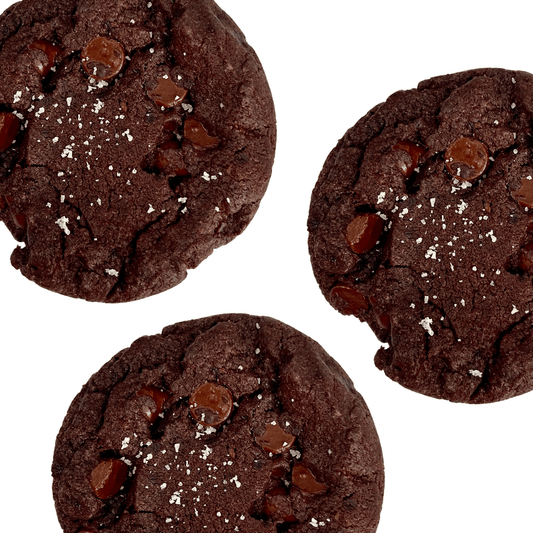 Soft Cookie - Sea Salt Double Chocolate Chip - The Skinny Bakers,