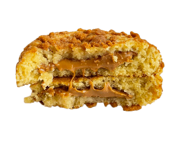 Stuffed Cookie - Biscoff Crumbs Cookie - The Skinny Bakers,