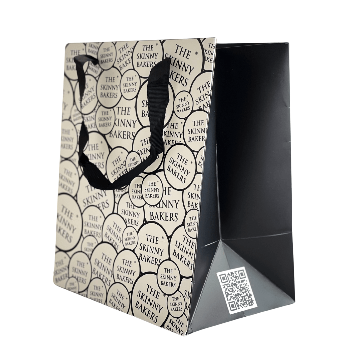 TSB Iconic Paper Bag (Black) - The Skinny Bakers,