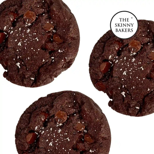 Freshly Baked Premium Sea Salt Double Chocolate Chip Soft Cookies
