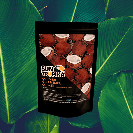 SunTropika Cookie Bag - Coconut Gula Melaka Cookies 35g (eggless) - The Skinny Bakers,