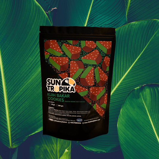 SunTropika Cookie Bag - Kuih Bakar Cookies 35g (eggless) - The Skinny Bakers,