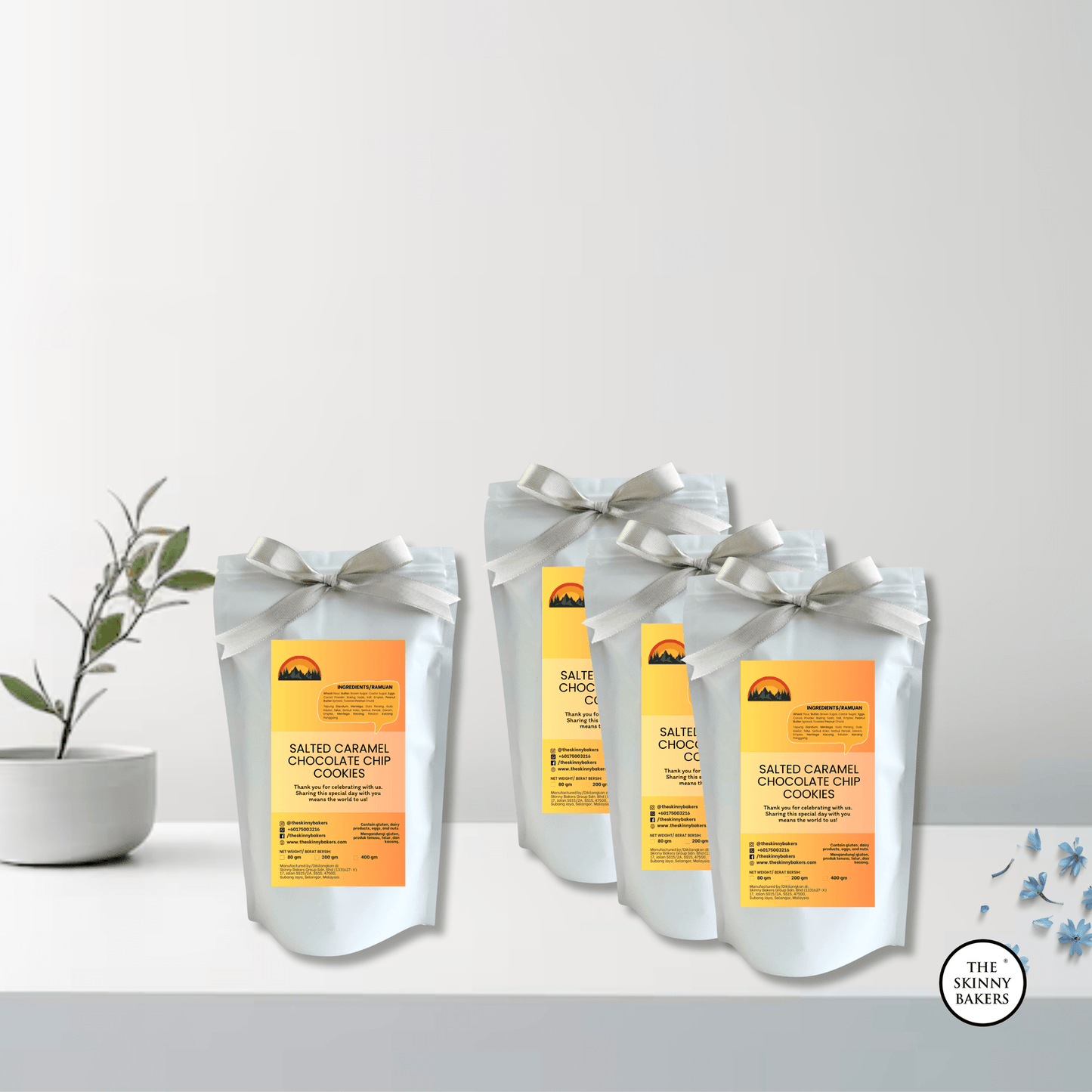 Ziplock Bag (Approx. 80g) - The Skinny Bakers,