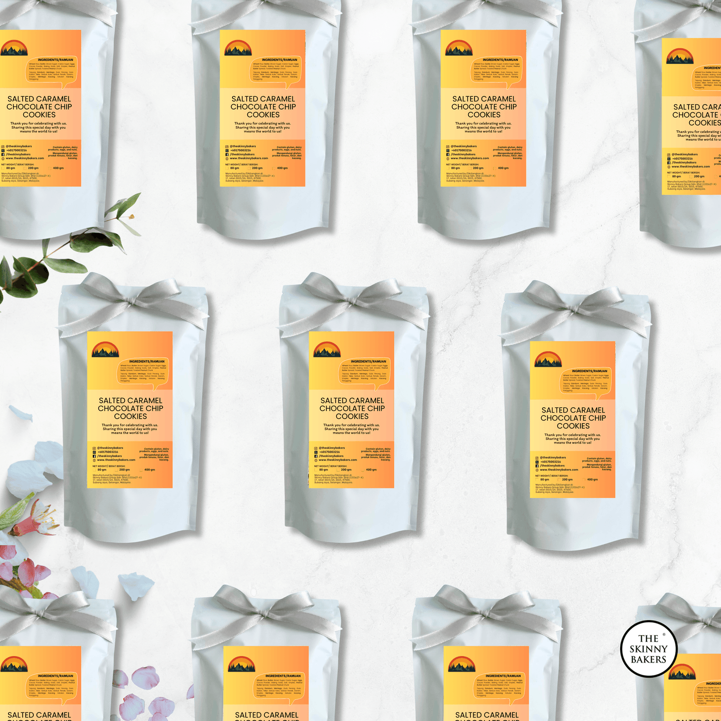 Ziplock Bag (Approx. 80g) - The Skinny Bakers,