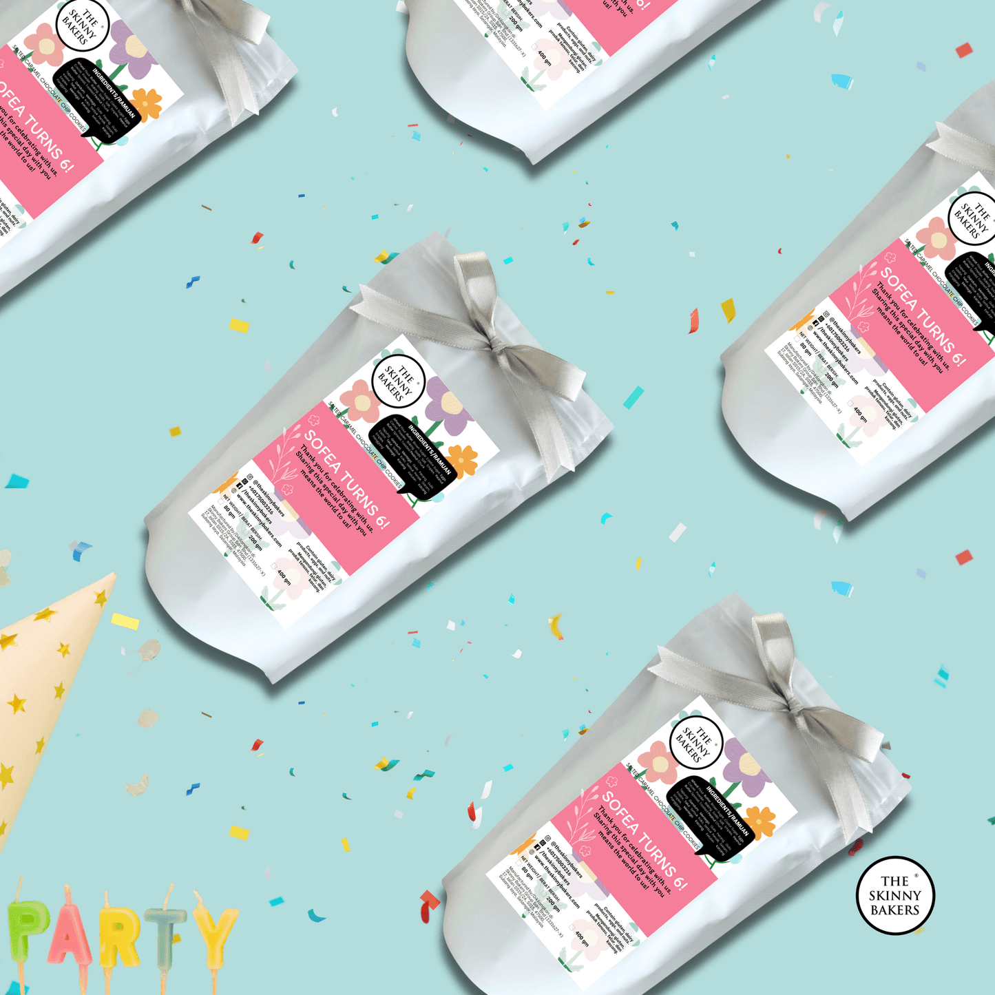 Ziplock Bag (Approx. 80g) - The Skinny Bakers,