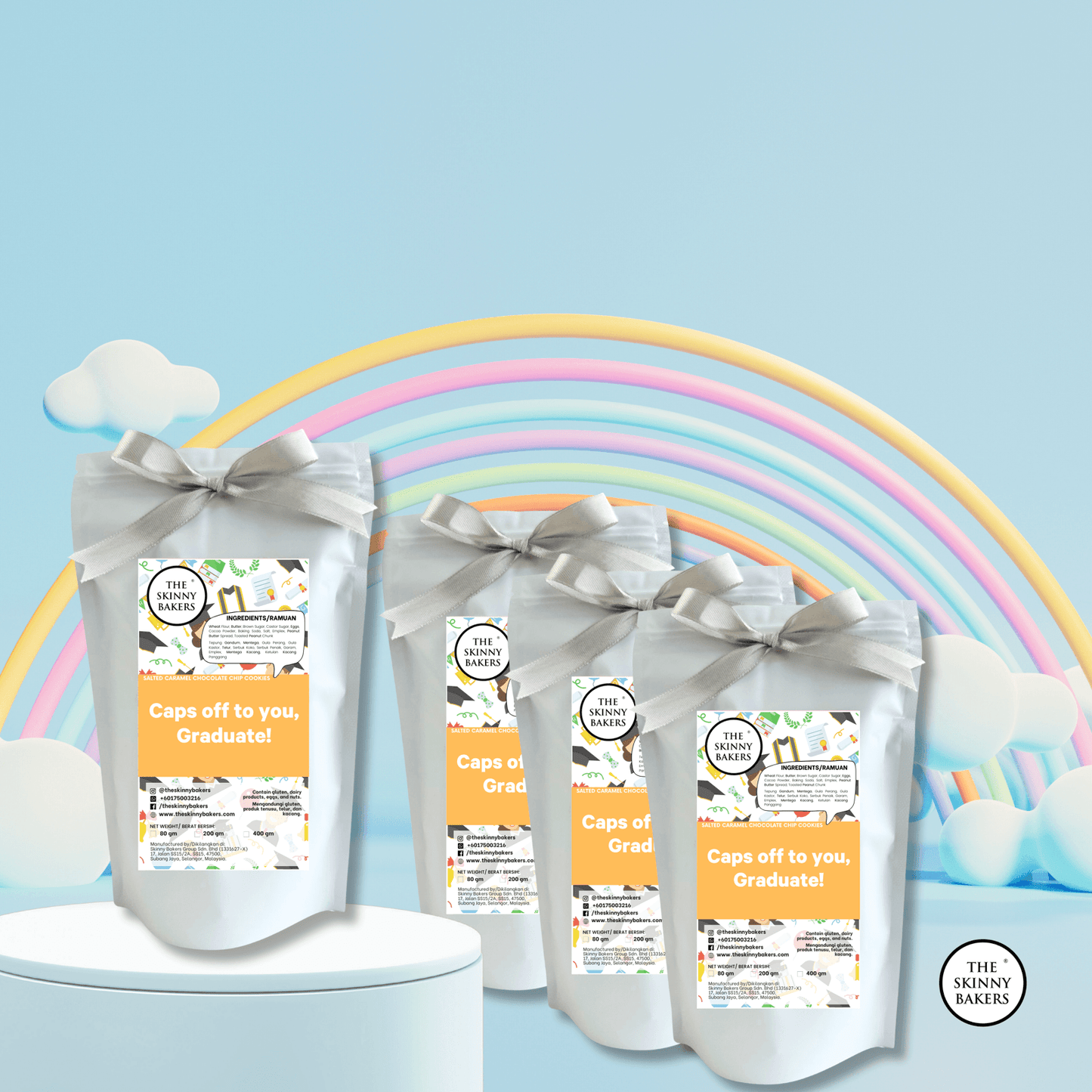 Ziplock Bag (Approx. 80g) - The Skinny Bakers,