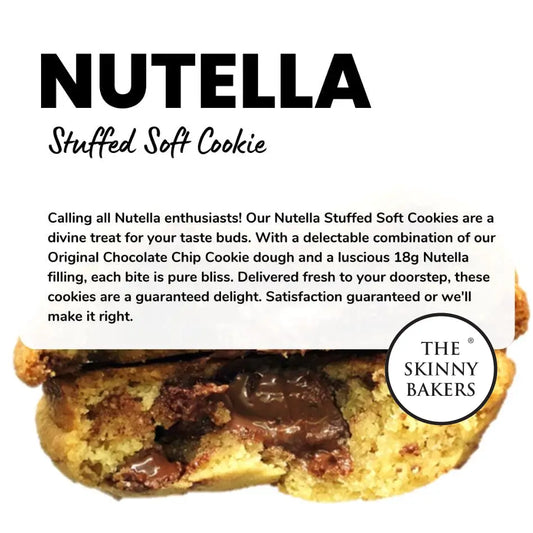 Premium Soft Cookies Nutella The Skinny Bakers Freshly Baked