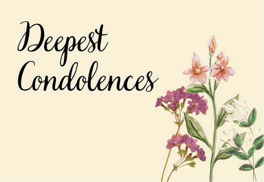 "Deepest Condolences" Card