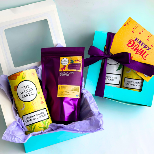 Celebrate Diwali 2024 with Coconut Chai and Vanilla Chai Cookies from The Skinny Bakers