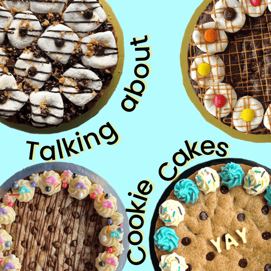 Talking & Hyping Up Our Cookie Cakes Just Because We Can.... - The Skinny Bakers