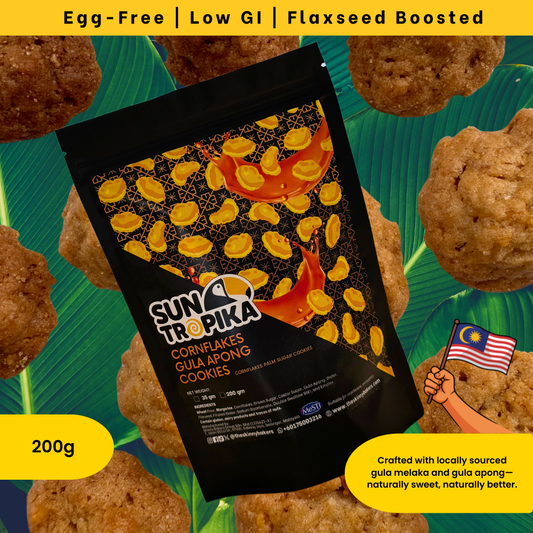 SunTropika Cookie Bag - Cornflakes Gula Apong Cookies 200g (eggless)