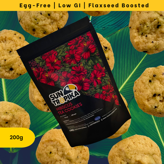SunTropika Cookie Bag - Hibiscus Tea Cookies 200g (eggless)