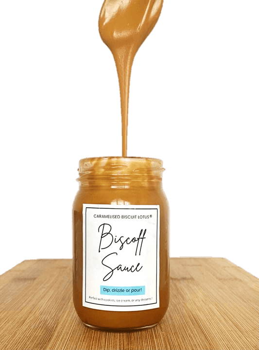 Biscoff Sauce 200g (Drip, Drizzle or Pour!) - The Skinny Bakers, 