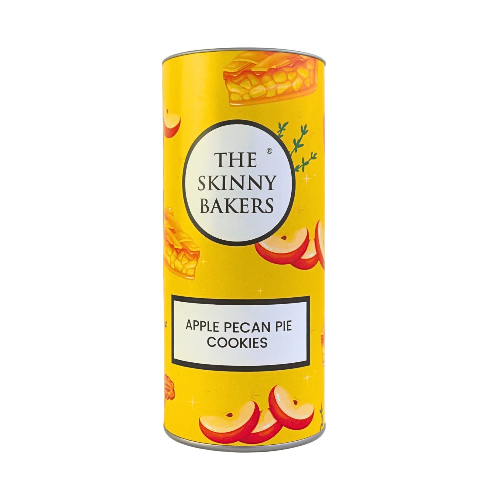 Canister - Apple Pecan Pie Cookies - The Skinny Bakers, 