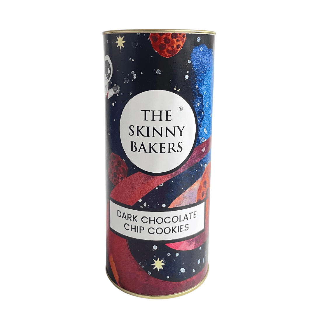 Canister - Dark Chocolate Chip Cookies - The Skinny Bakers, 