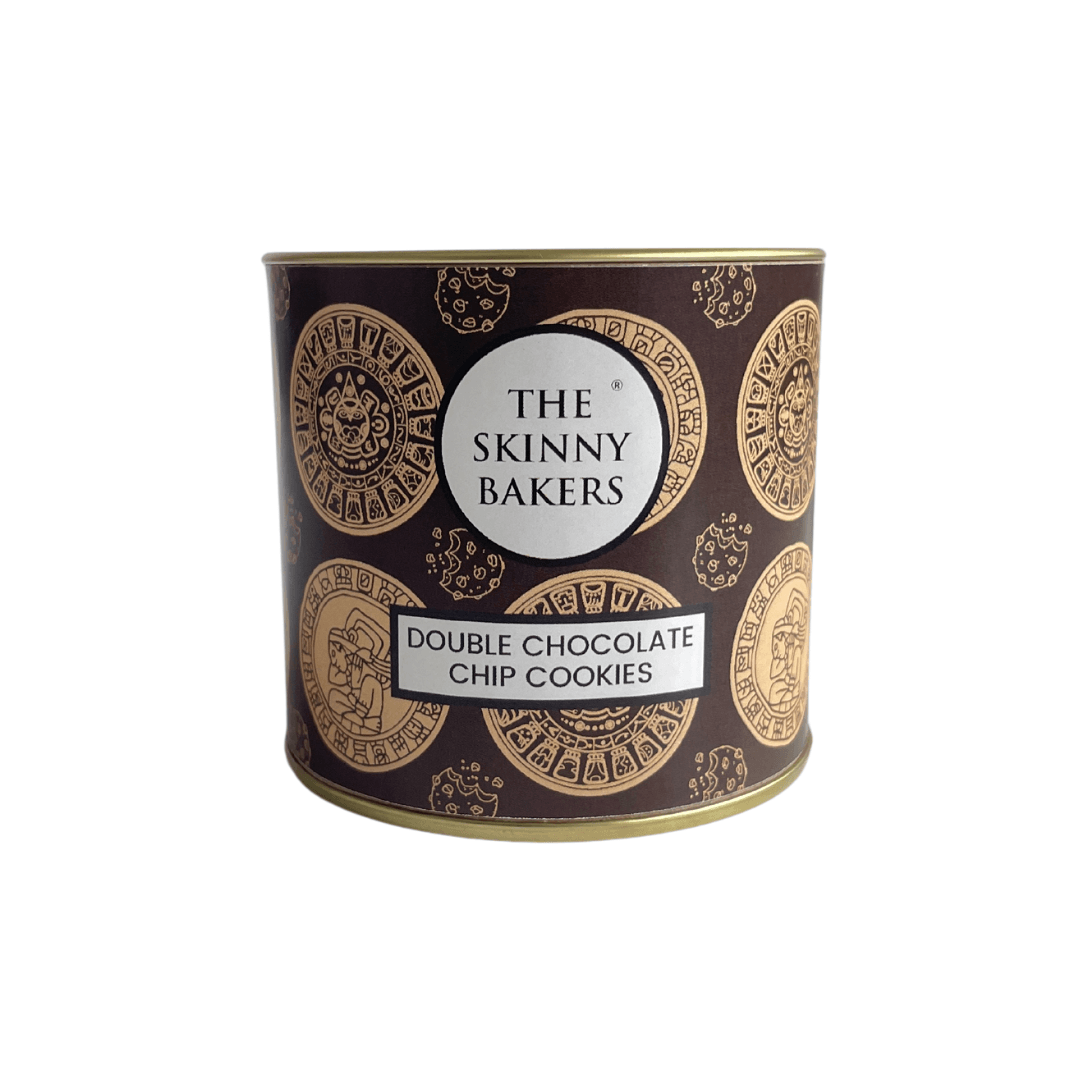 Canister - Double Chocolate Chip Cookies - The Skinny Bakers, 