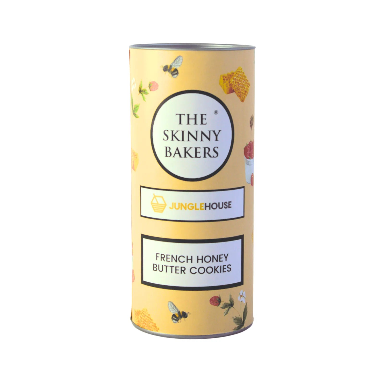 Canister - French Honey Butter Cookies (Jungle House Special Edition) - The Skinny Bakers, 